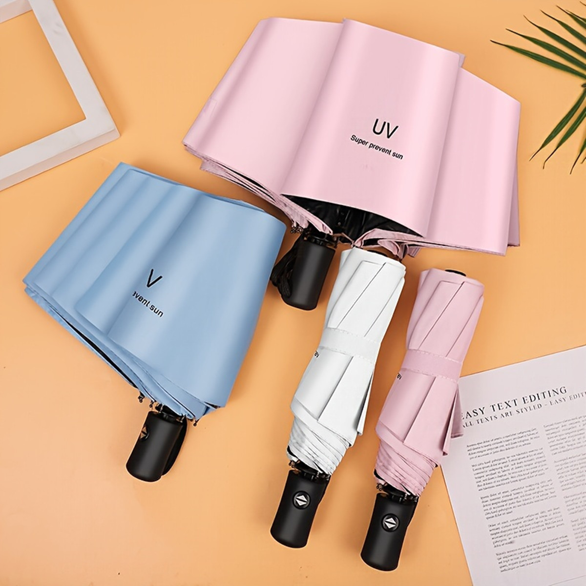 Payung Otomatis Warna Solid Ek - Travel Umbrella Compact ulasan dan harga