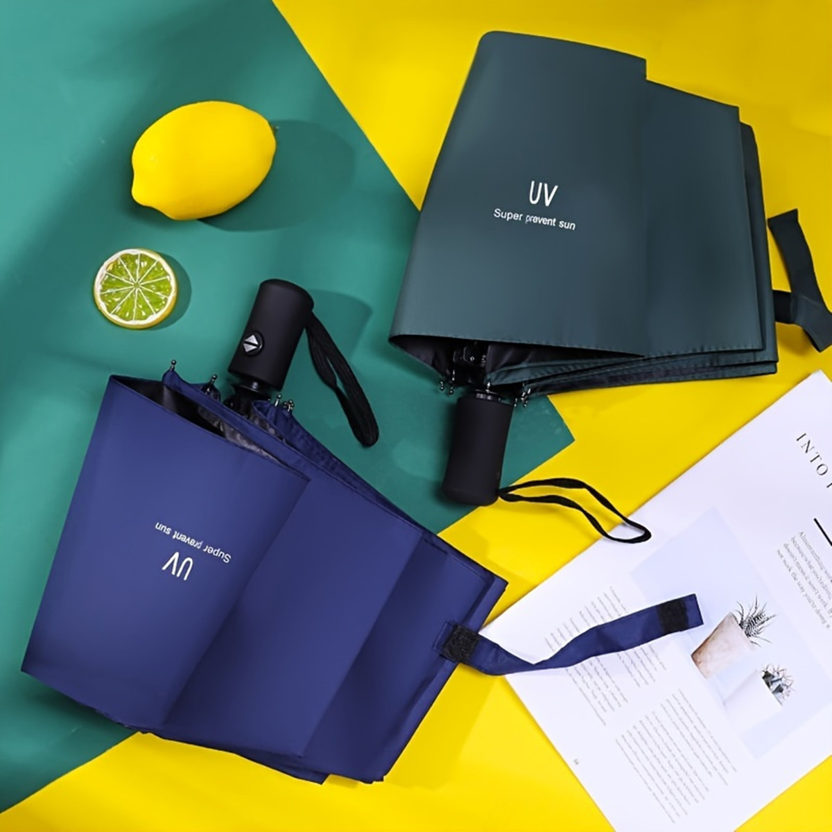 Payung Otomatis Warna Solid Ek - Travel Umbrella Compact ulasan dan harga