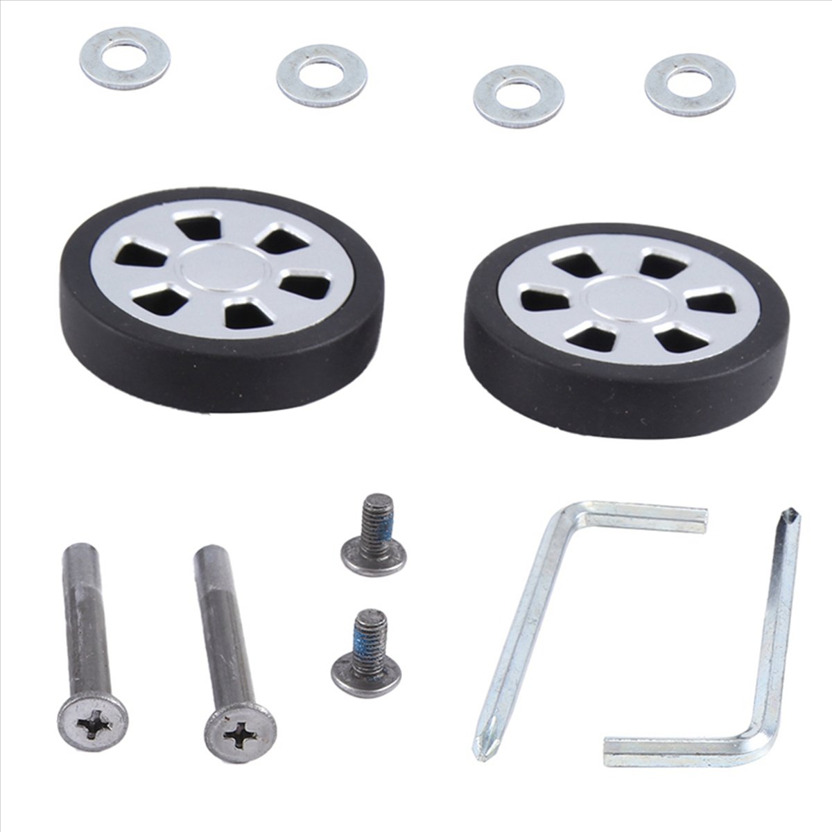 ABQR 55x13mm Set 2 Roda Pengga - Luggage Wheel Replacement ulasan dan harga