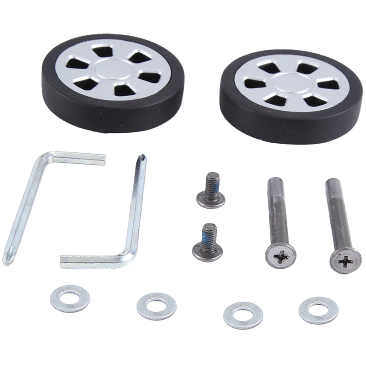 ABQR 55x13mm Set 2 Roda Pengga - Luggage Wheel Replacement ulasan dan harga