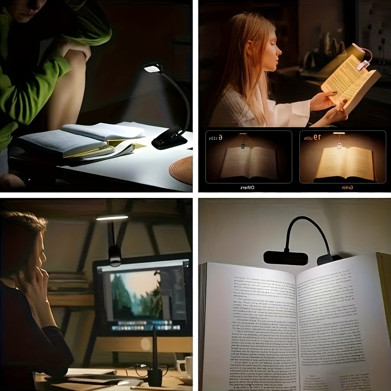 Lampu Buku Jepit Portabel deng - Book Light Flexible ulasan dan harga