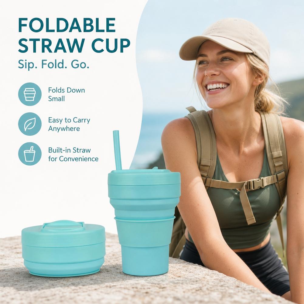 Cangkir Kopi Silikon Dapat Dil - Water Bottle Collapsible ulasan dan harga