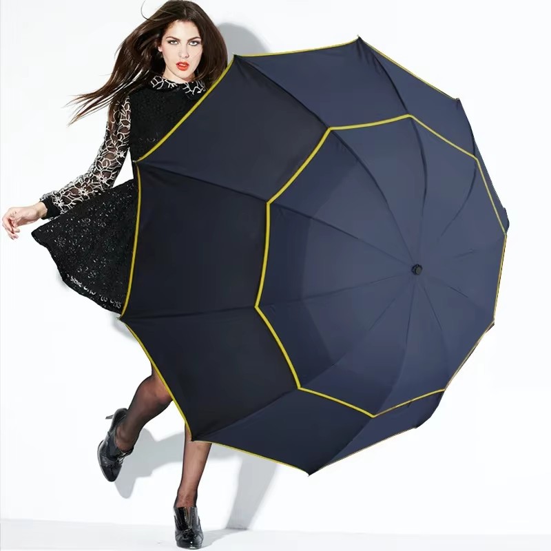 Payung Tahan Angin Kuat Ganda  - Travel Umbrella Compact ulasan dan harga