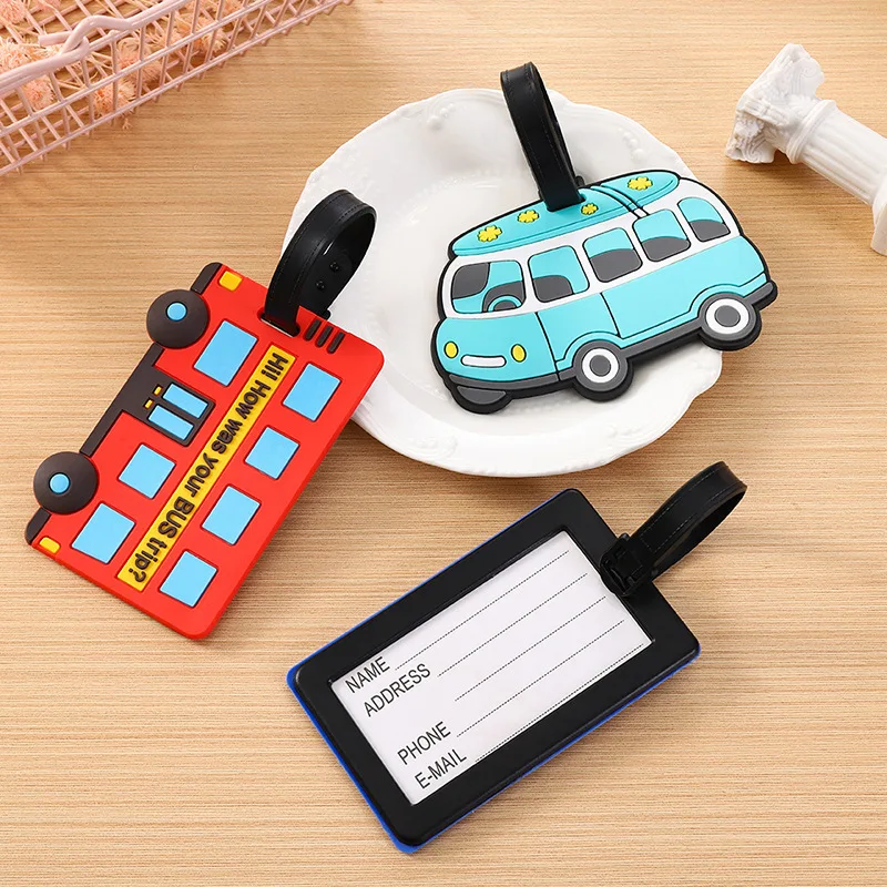 Tag bagasi silikon mobil kartu - Travel Accessories Logo ulasan dan harga