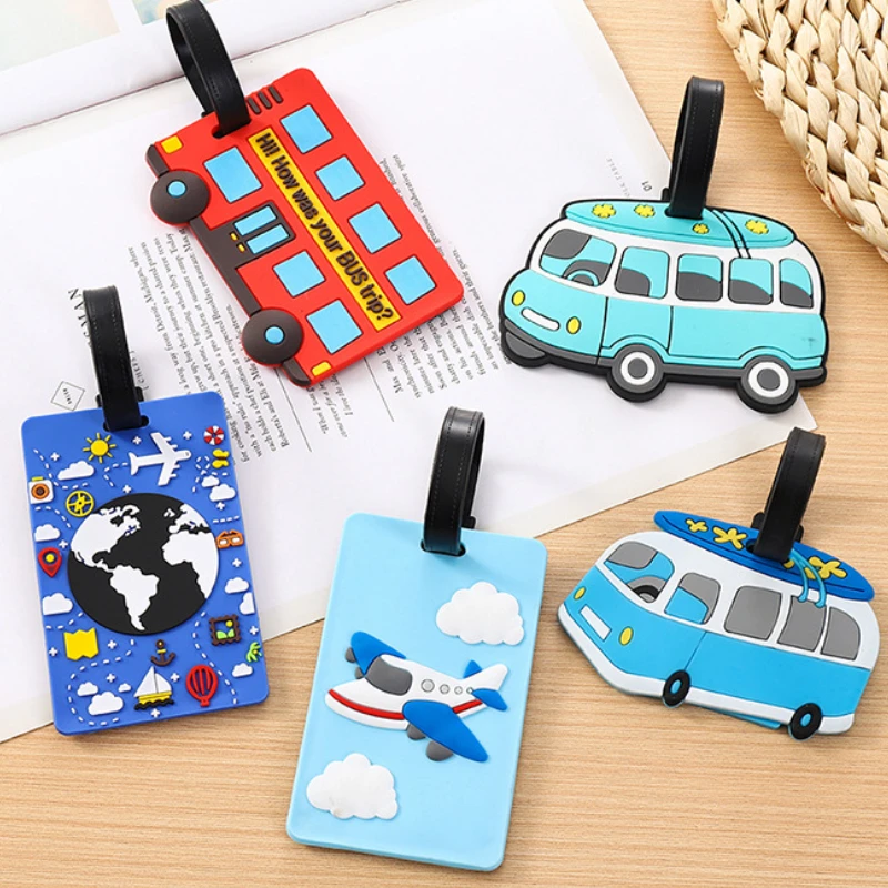 Tag bagasi silikon mobil kartu - Travel Accessories Logo ulasan dan harga