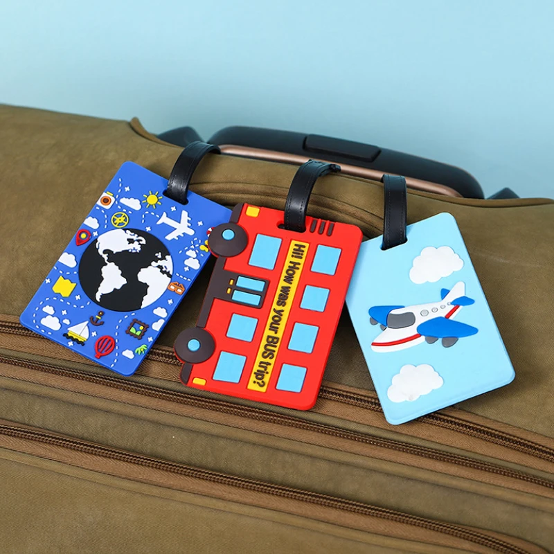 Tag bagasi silikon mobil kartu - Travel Accessories Logo ulasan dan harga