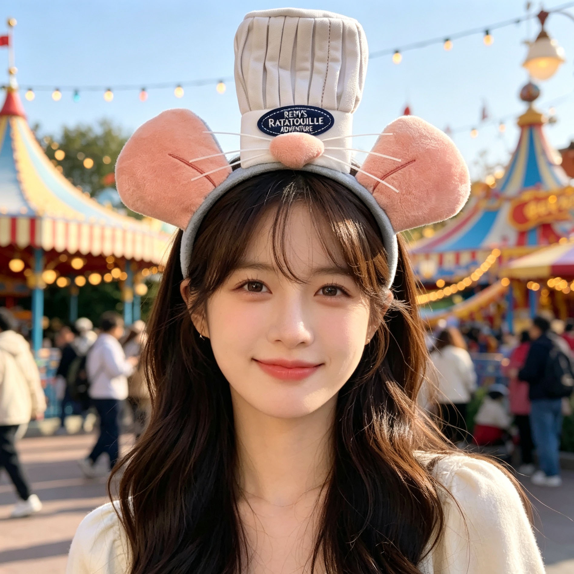 Bando Rambut Desain Topi Koki  - Travel Accessories Needed ulasan dan harga