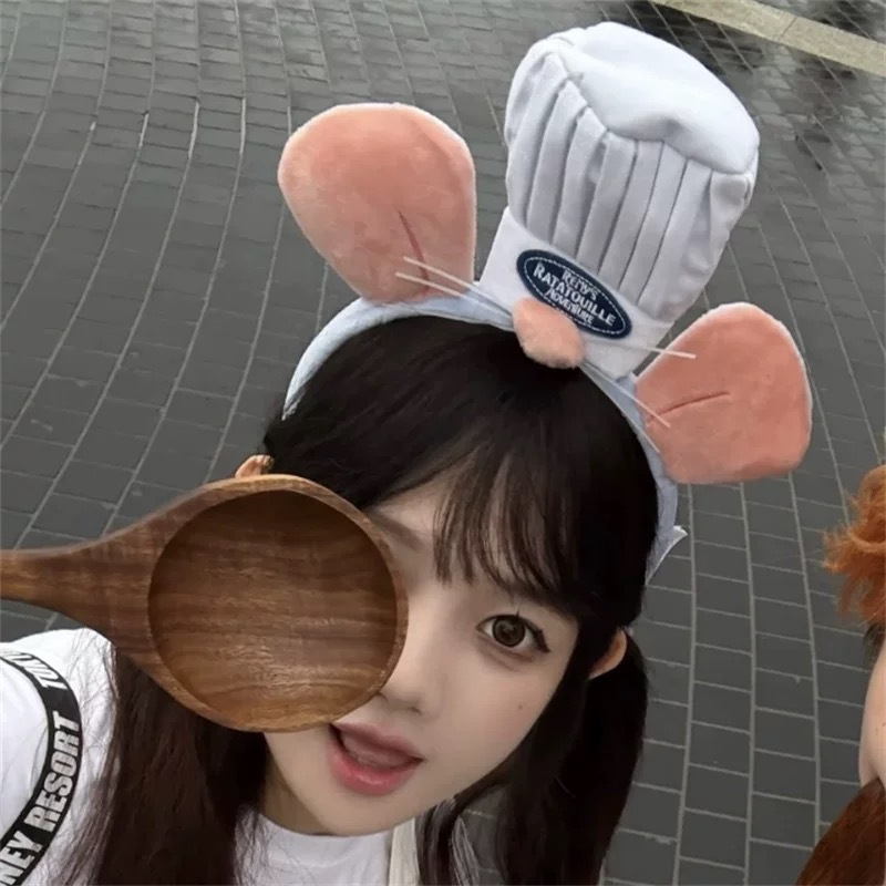 Bando Rambut Desain Topi Koki  - Travel Accessories Needed ulasan dan harga