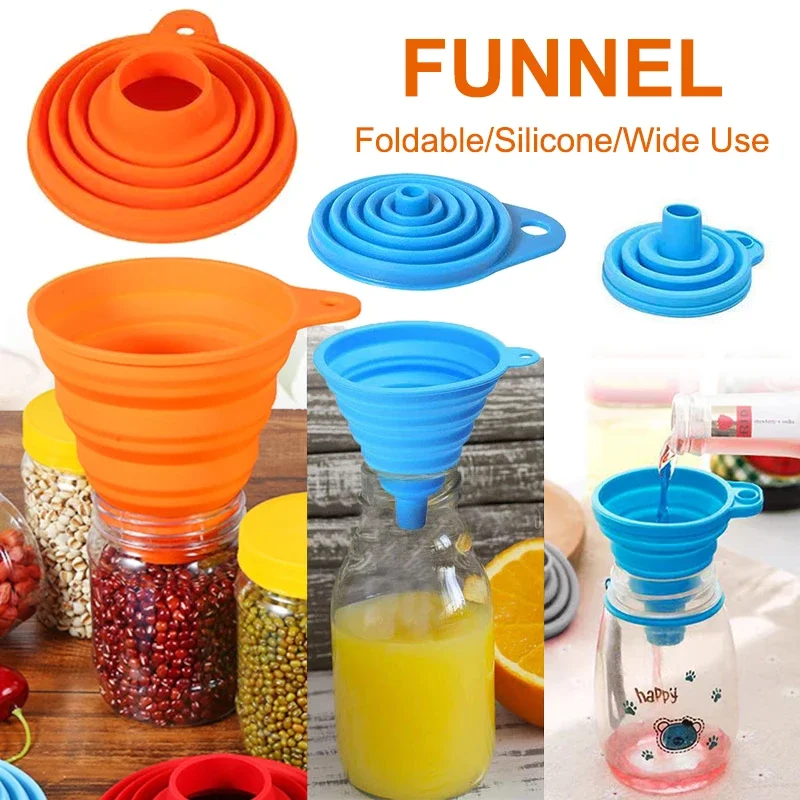 1/4 Buah Corong Silikon Dapat  - Water Bottle Collapsible ulasan dan harga
