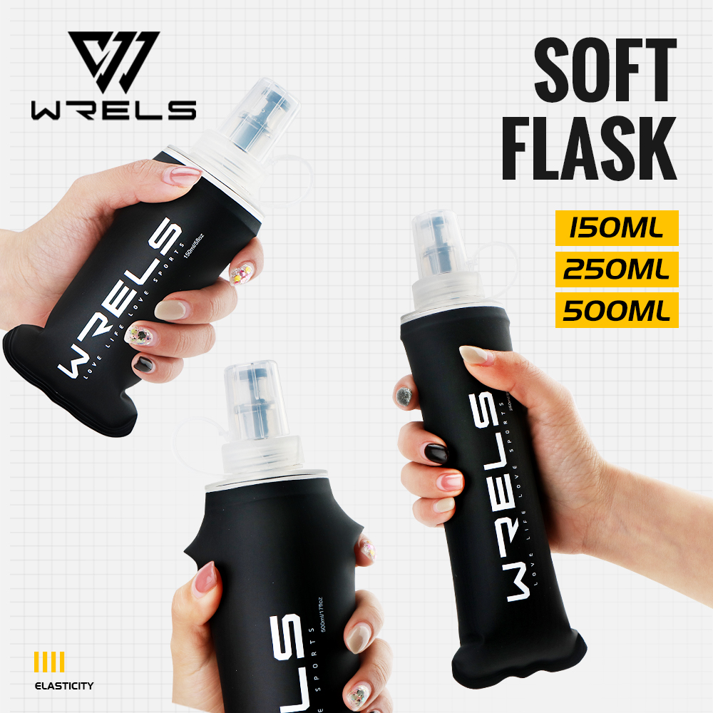 WRELS Soft Flask TPU Ultraligh - Water Bottle Collapsible ulasan dan harga