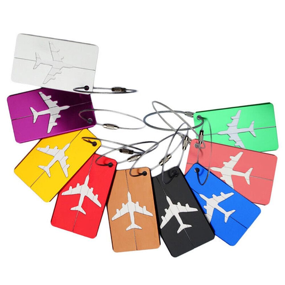 Label bagasi perjalanan Alumin - Travel Accessories Logo ulasan dan harga