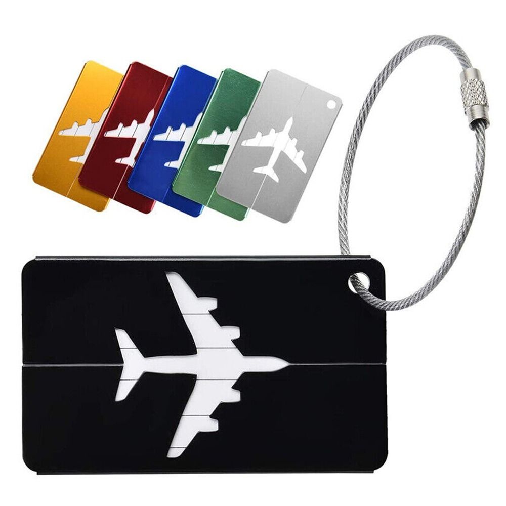 Label bagasi perjalanan Alumin - Travel Accessories Logo ulasan dan harga