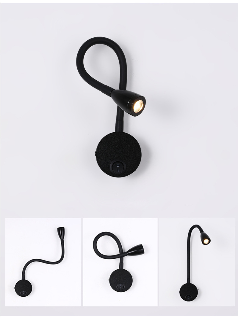 Lampu Dinding Baca Gooseneck L - Book Light Flexible ulasan dan harga