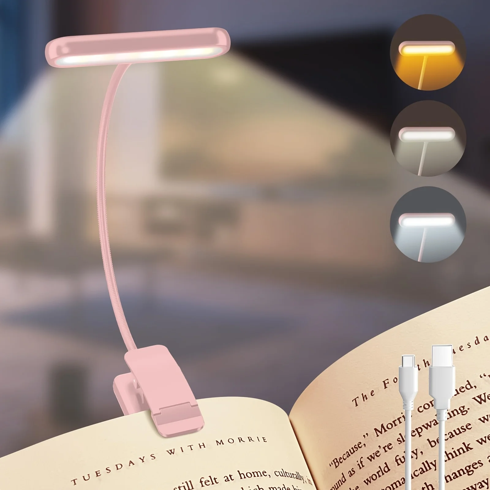 Lampu Baca Malam Fleksibel Por - Book Light Flexible ulasan dan harga