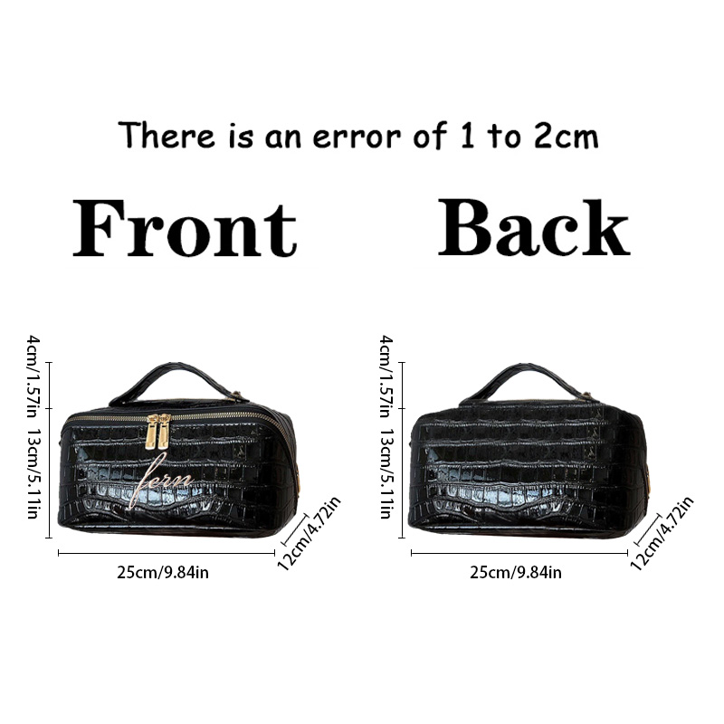 Tas Makeup Bordir Motif Buaya, - Travel Accessories Gifts For Her ulasan dan harga
