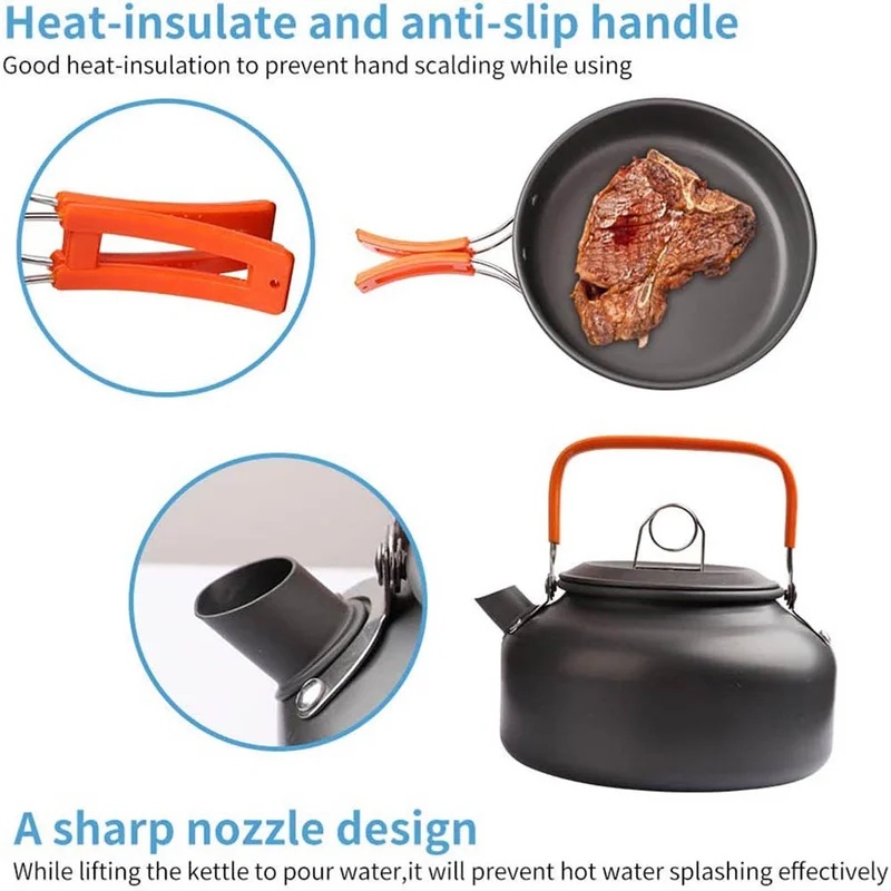 Set Peralatan Masak Camping, P - Travel Kitchen Accessories ulasan dan harga