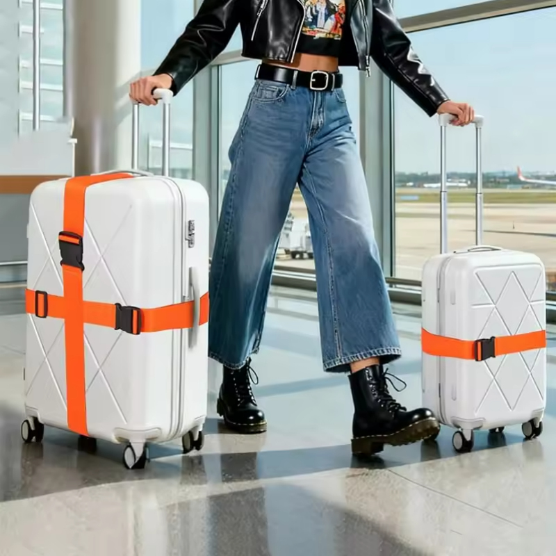 4 Set Tali Pengikat Bagasi, Ta - Luggage Strap Belt ulasan dan harga